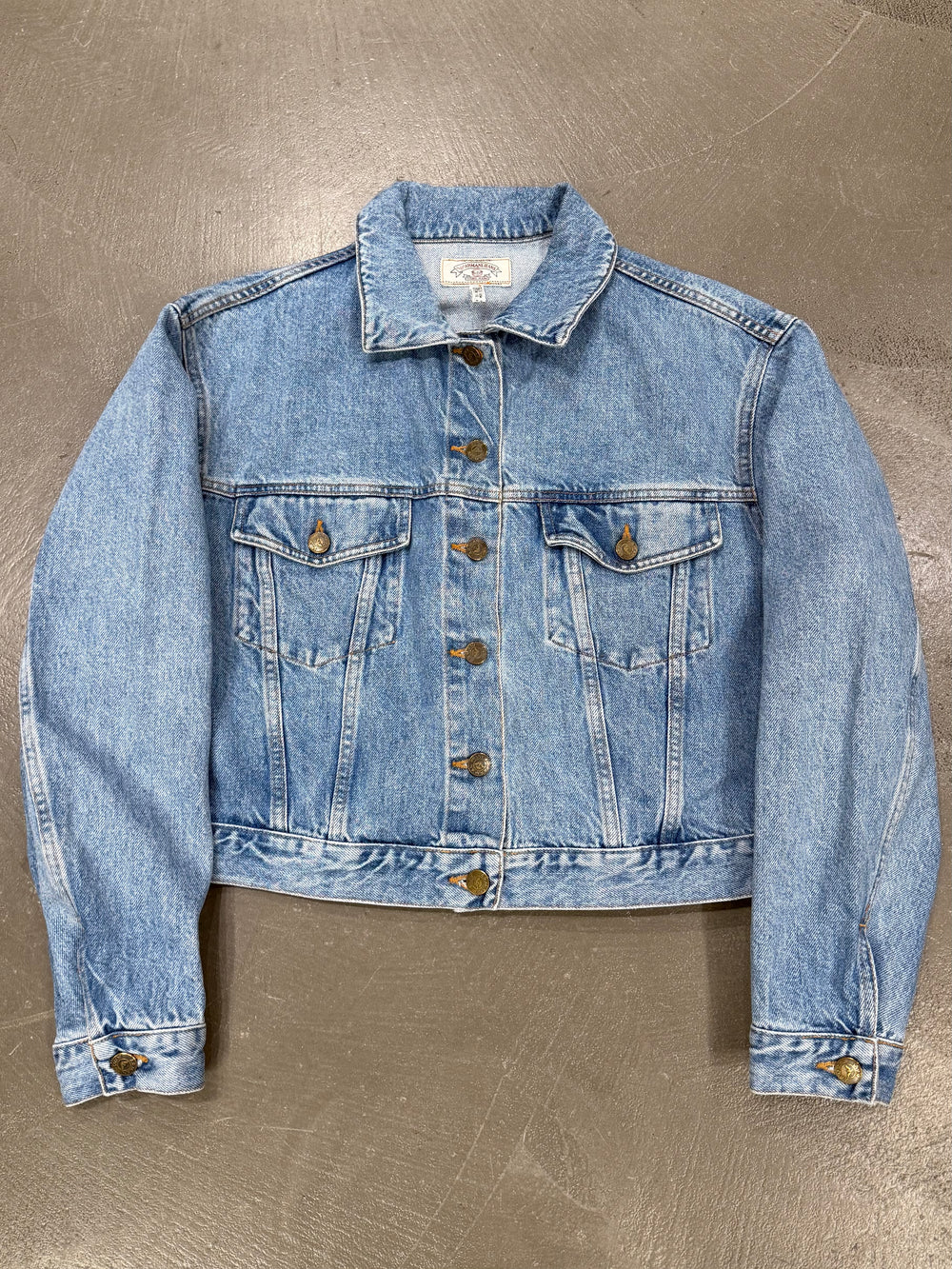 1990s Armani cropped denim jacket
