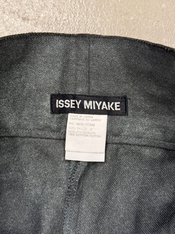 Issey Miyake paneled coated pants