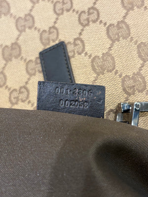 2000s Gucci Monogram GG Jackie shoulder bag