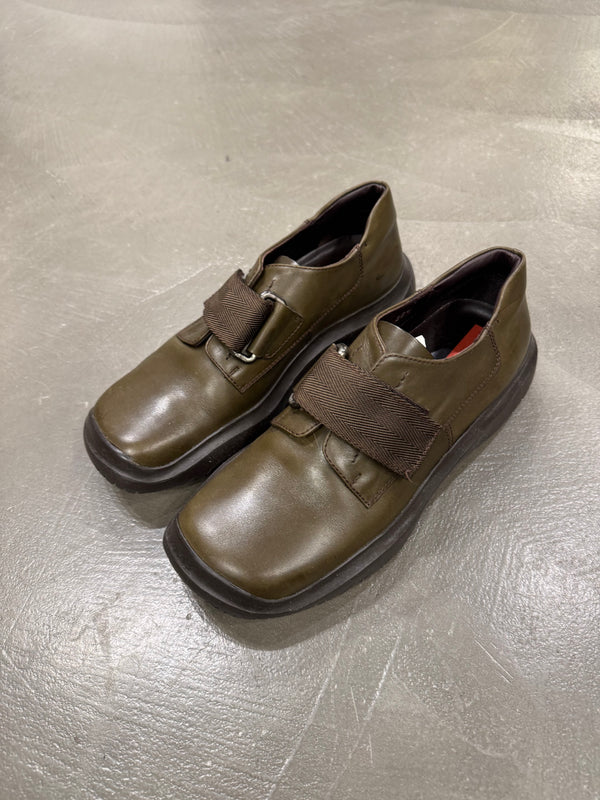 A/W1999 Prada leather straps vibram shoes