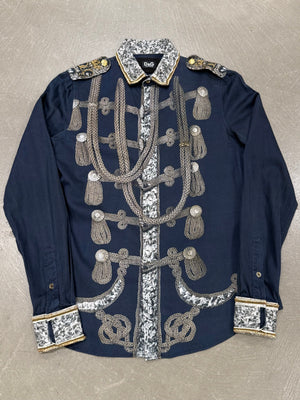 A/W2009 Dolce & Gabbana trompe l’oeil Napoleon officer shirt