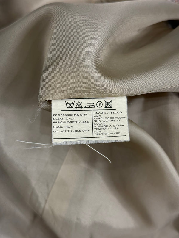 1990s Salvatore Ferragamo checked wool coat