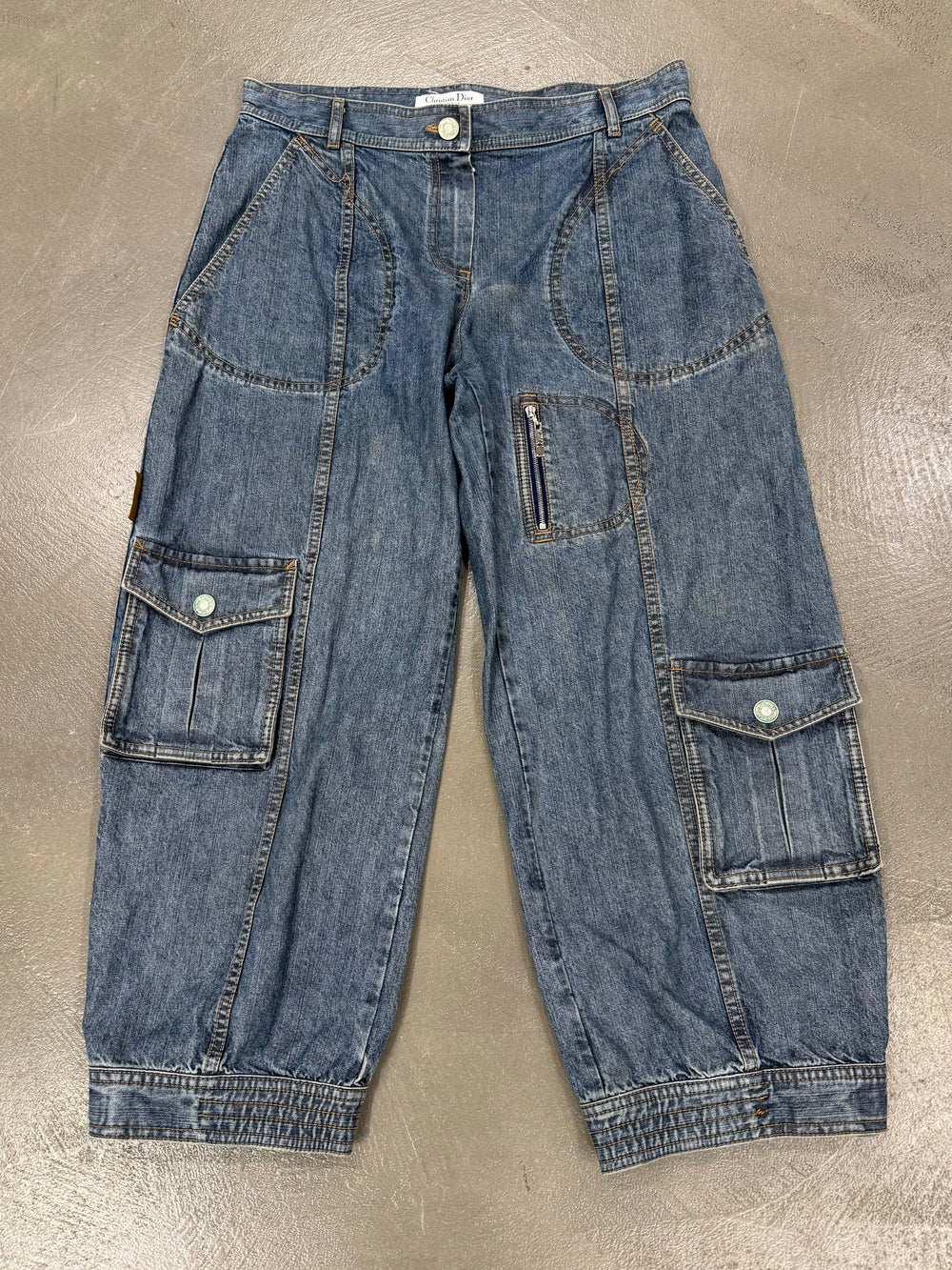 S/S 2005 CHRISTIAN Dior by Galliano capri cargo pants