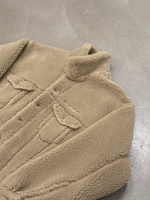 2022 Balenciaga oversized trucker fleece jacket