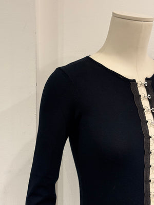 2003 Dolce & Gabbana sleeve top with front hooks closure