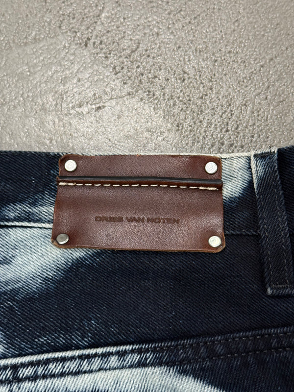 A/W2022 Dries Van Noten acid electric pants