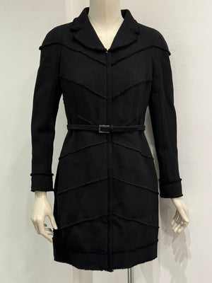 A/W2007 Chanel structured wool belted coat