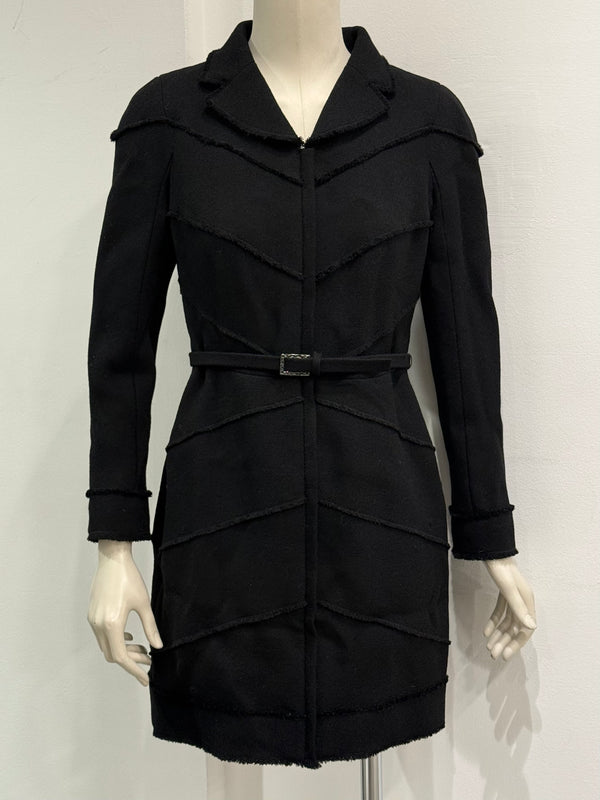 A/W2007 Chanel structured wool belted coat