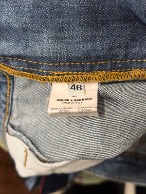 2000s Dolce & Gabbana denim cargo jeans