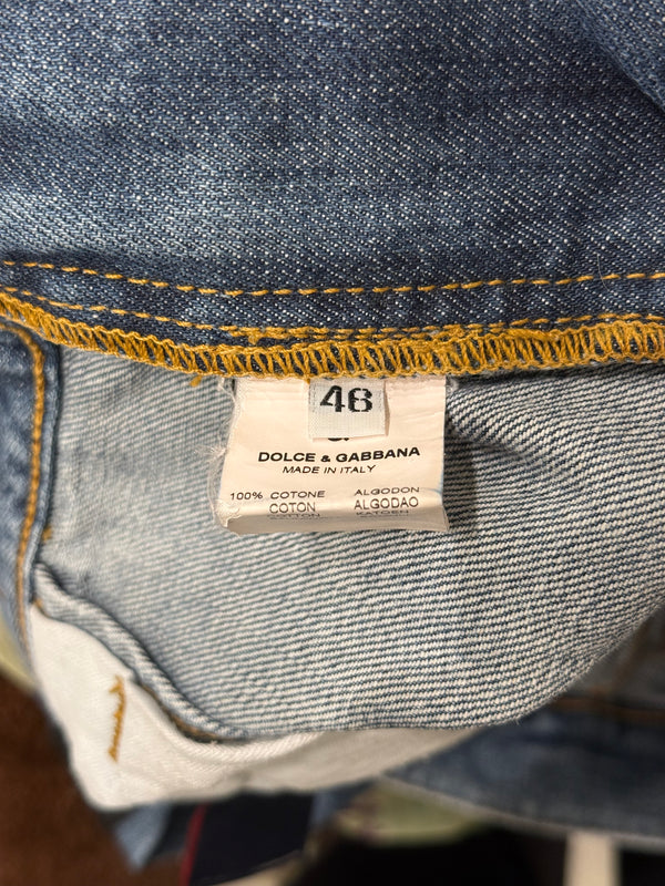 2000s Dolce & Gabbana denim cargo jeans