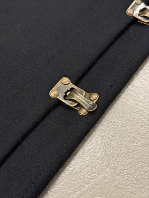 1990s Emporio Armani bondage moto pants