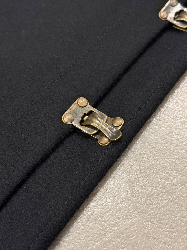 1990s Emporio Armani bondage moto pants