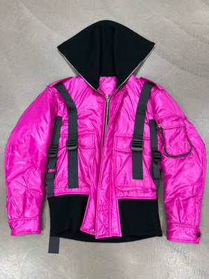 A/W2003 DOLCE & GABBANA bondage paracadute aviatore jacket