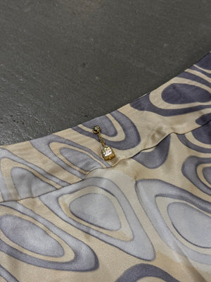 2001 Roberto Cavalli silk skirt