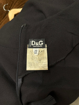 2000s Dolce & Gabbana halter neck sheath dress
