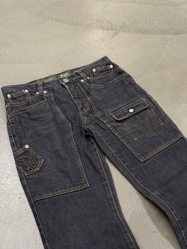 2000s Dolce & Gabbana slim cargo jeans