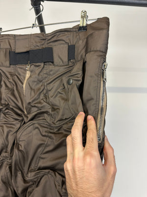 SS2008 Dolce & Gabbana wire wrinkle shorts bondage cargo pants