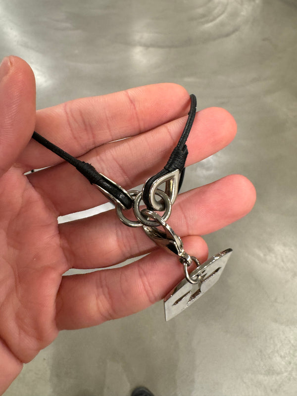 2000s Dolce & Gabbana dog tag cross necklace
