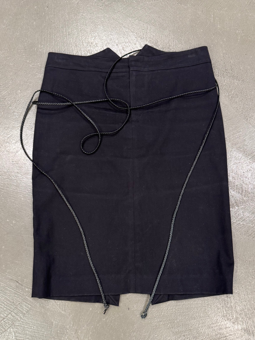 A/W 2002 Gucci by Tom Ford skirt with leather cord