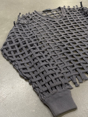 S/S2012 Dolce & Gabbana layered net grid top