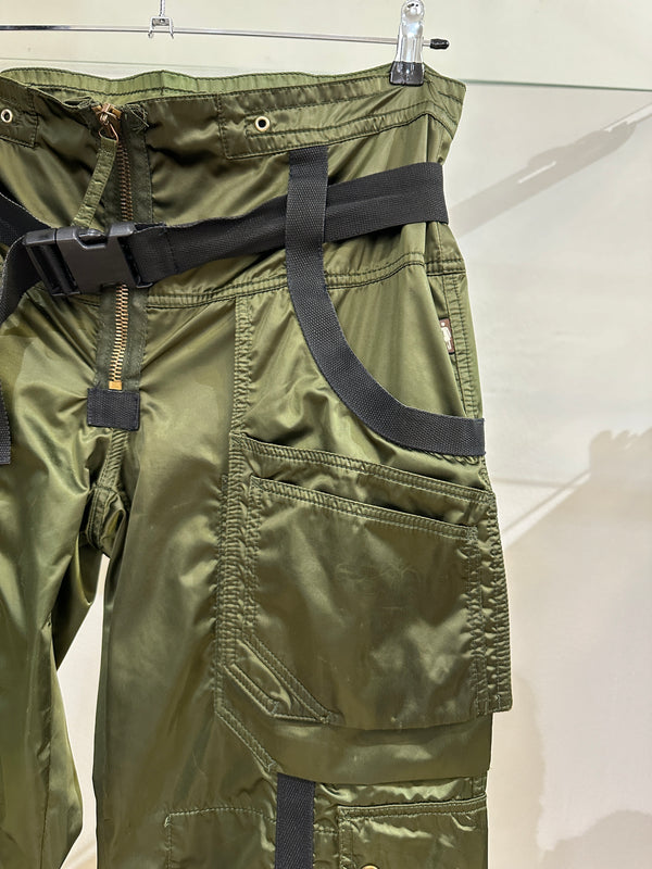 AW2003 Jean Paul Gaultier parachute bondage pants