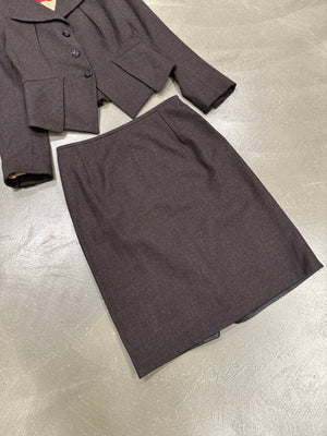 1990s Vivienne Westwood red label set jacket + skirt