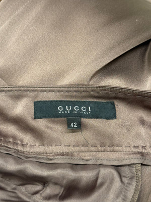 2002 Gucci by Tom Ford wide silk pants