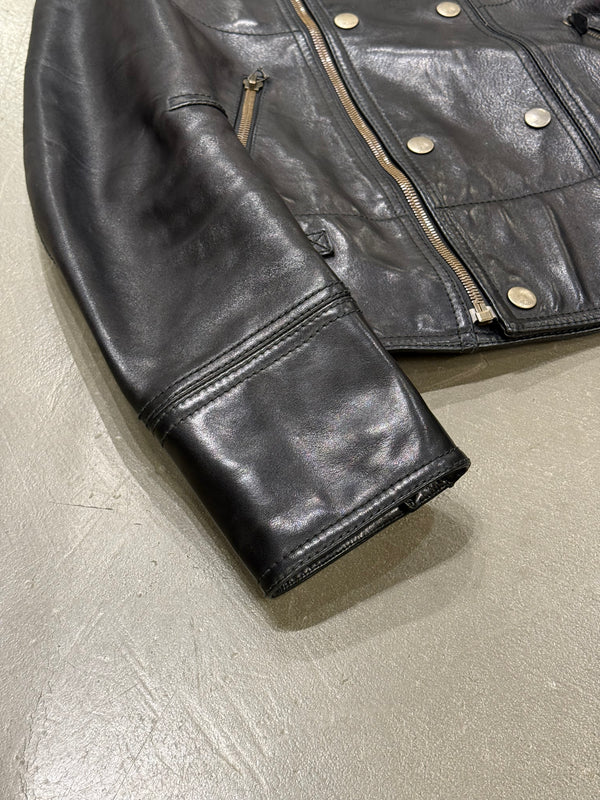 S/S2005 Gucci military officer leather jacket