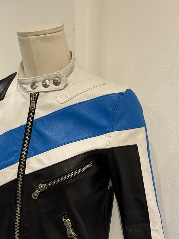 S/S2001 Dolce & Gabbana biker leather jacket