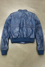 Load image into Gallery viewer, 2007 Balenciaga by Nicolas Ghesquiere cropped leather bomber jacket
