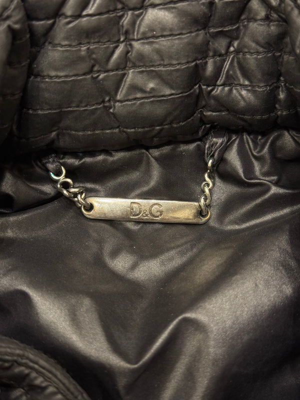 2000s Dolce & Gabbana astro moto nylon buffer jacket