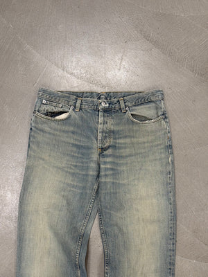 2000s Helmut Lang faded jeans