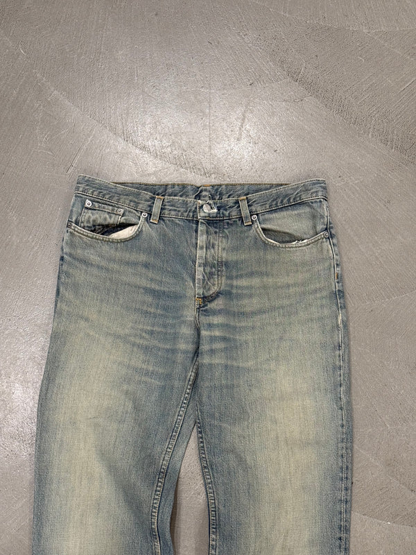2000s Helmut Lang faded jeans