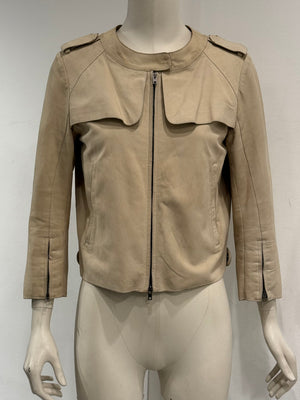 2010 Miu Miu goatskin military jacket