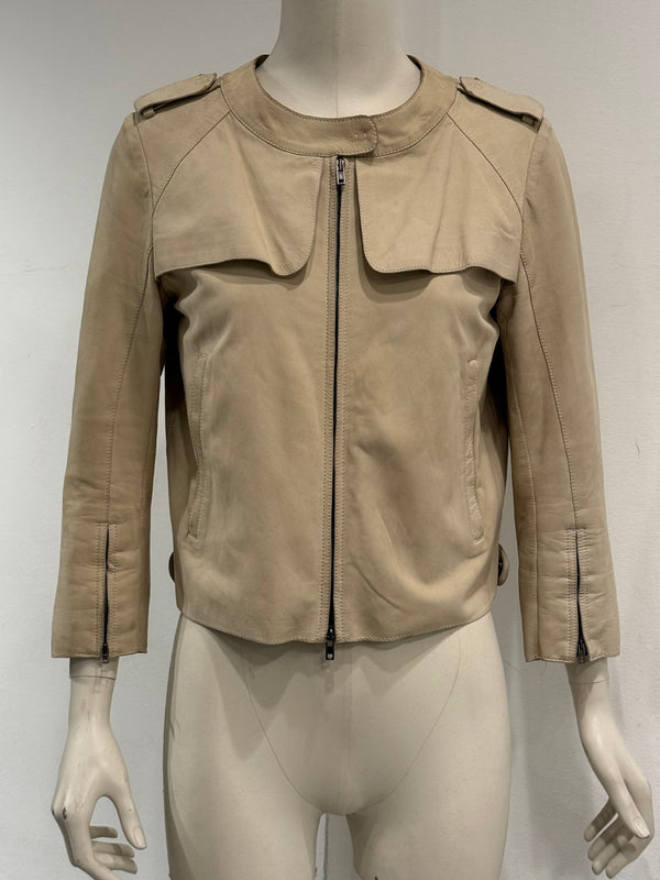2010 Miu Miu goatskin military jacket