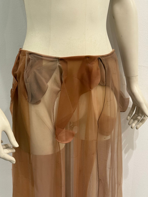 A/W2005 Martin Maison Margiela artisanal patchwork skirt