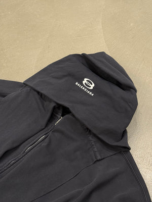 2024 Balenciaga incognito double sleeve oversized zip-up hoodie