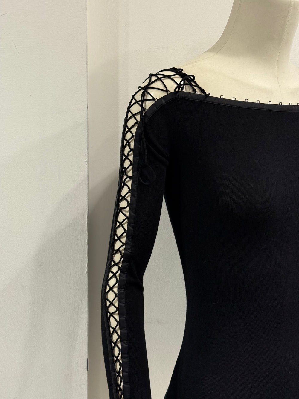 2003 Dolce & Gabbana lace-up bondage top