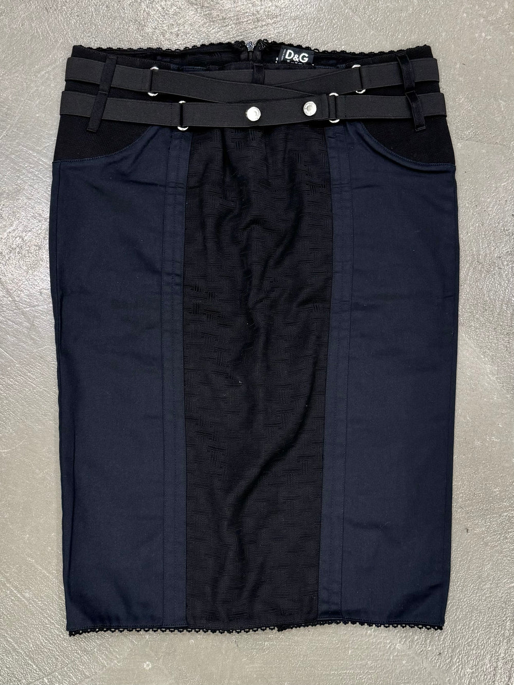 2000s Dolce & Gabbana bondage skirt