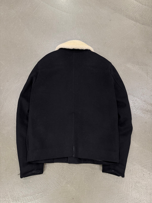 2010s Dior by KVA shearling wool jacket