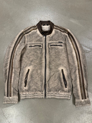2000s Dolce & Gabbana object dyed bomber jacket