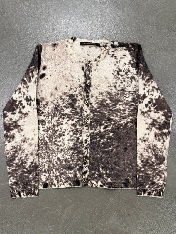 A/W1999 Roberto Cavalli animalier print cardigan