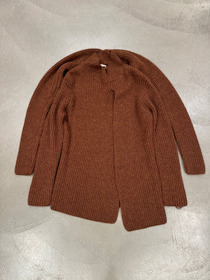 A/W1996 Yohji Yamamoto runway scarf thick wool asymmetrical knit