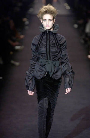 A/W2002 Yves Saint Laurent Rive Gauche by Tom Ford runway taffetà jacket