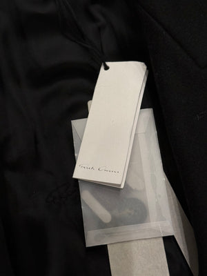 A/W2022 Rick Owens “Strobe” heavy wool jumbo ratlin coat - new with tags