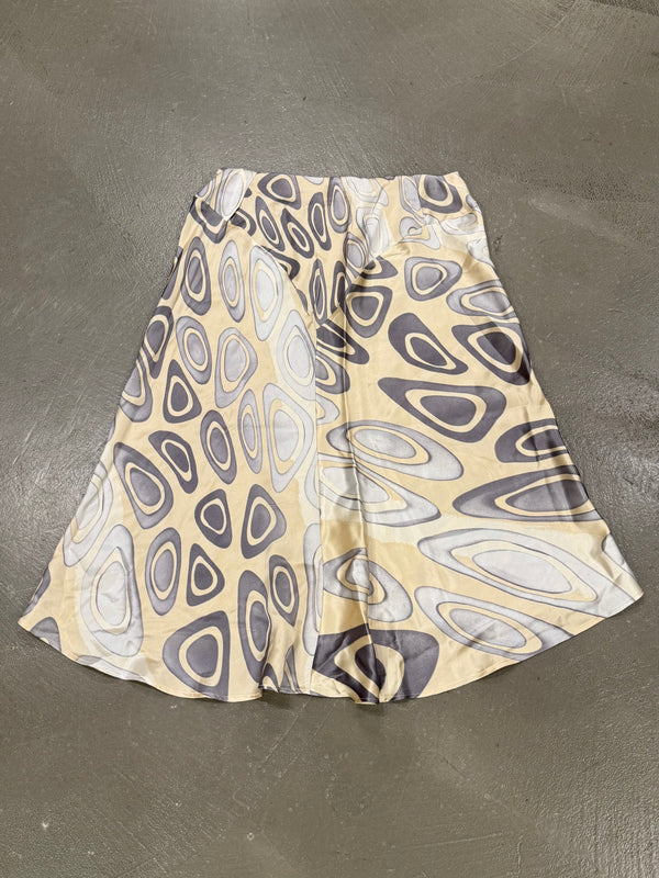 2001 Roberto Cavalli silk skirt