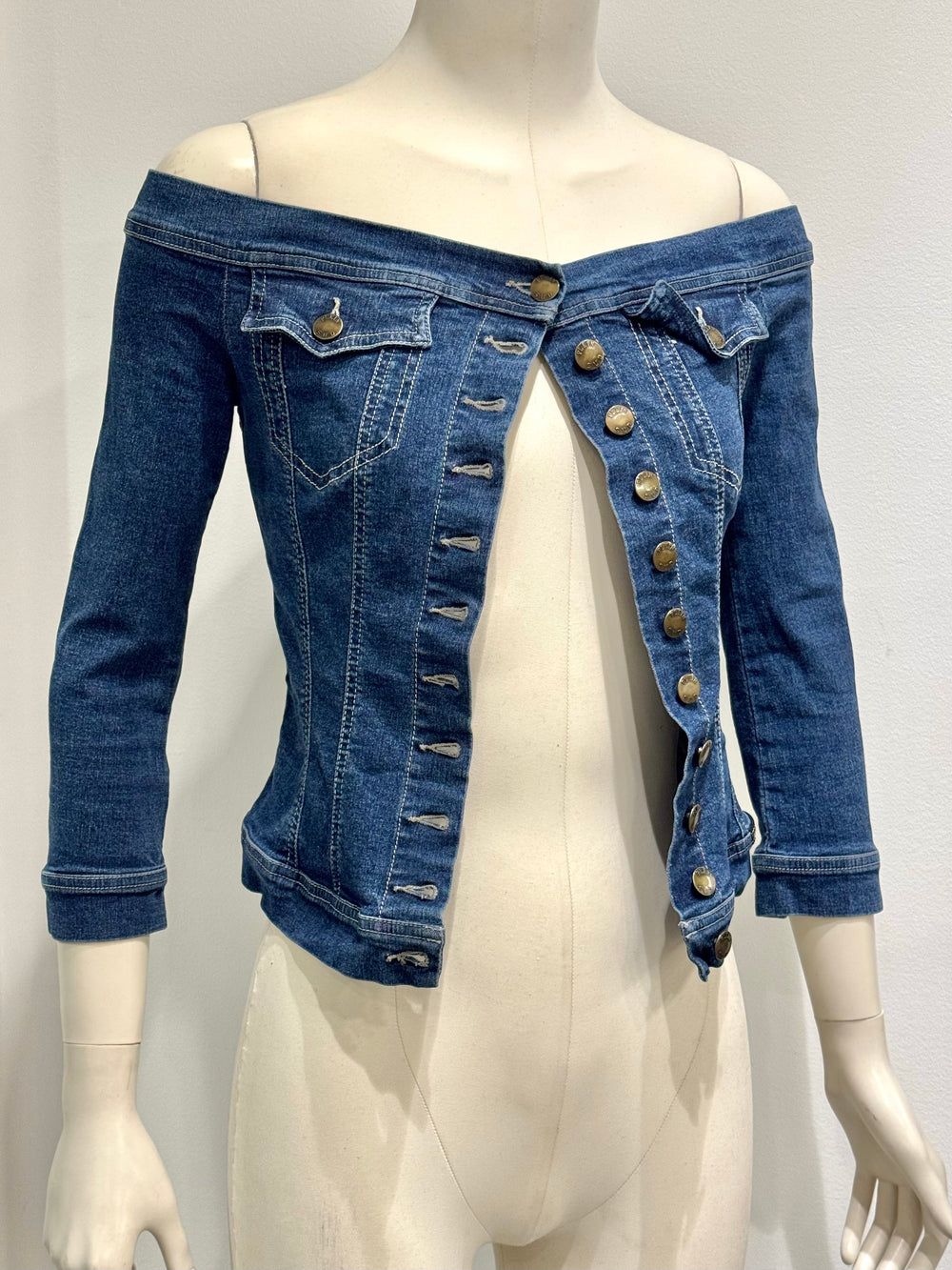 2000s Plein Sud denim biker set