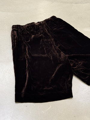 2010s Dries Van Noten velvet shorts