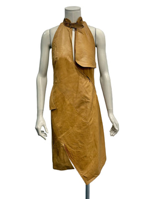 S/S2000 Christian Dior by John Galliano runway leather alter dress