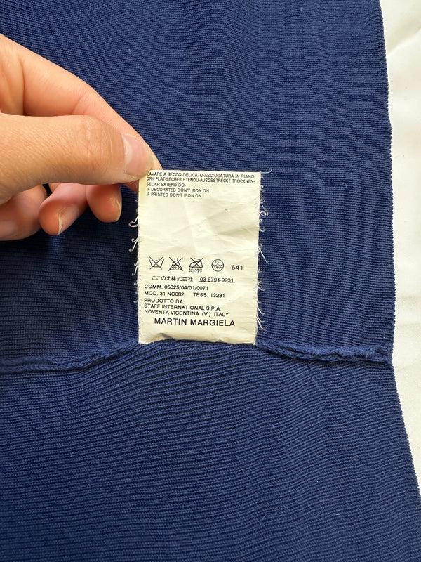 A/W 2007 Maison Margiela deconstructed faux sleeves scarf cardigan top